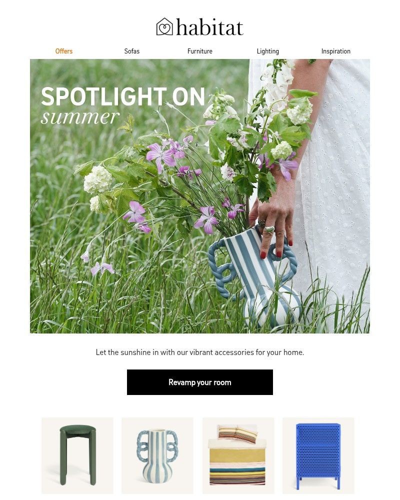 Screenshot of email sent to a Habitat Cart abandoner