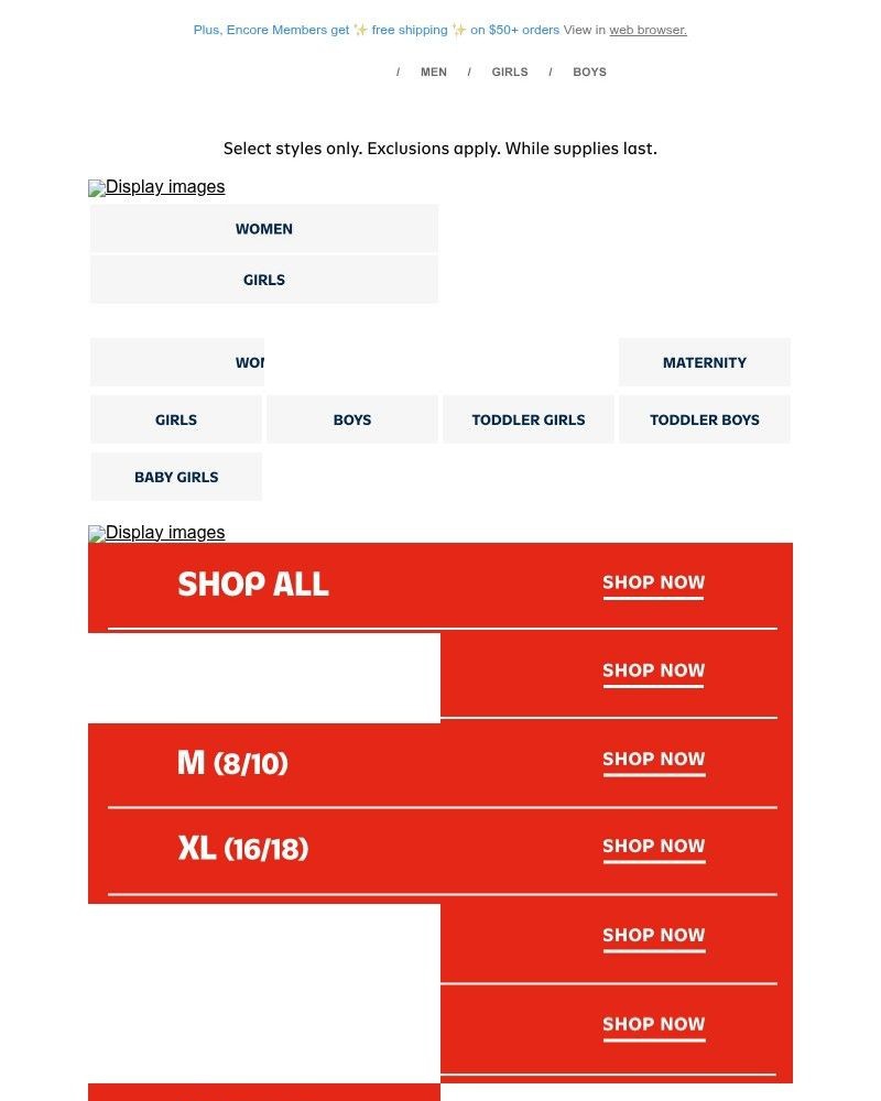 Screenshot of email with subject /media/emails/steal-of-the-season-15-shorts-1e37d6-cropped-ee9e43b6.jpg
