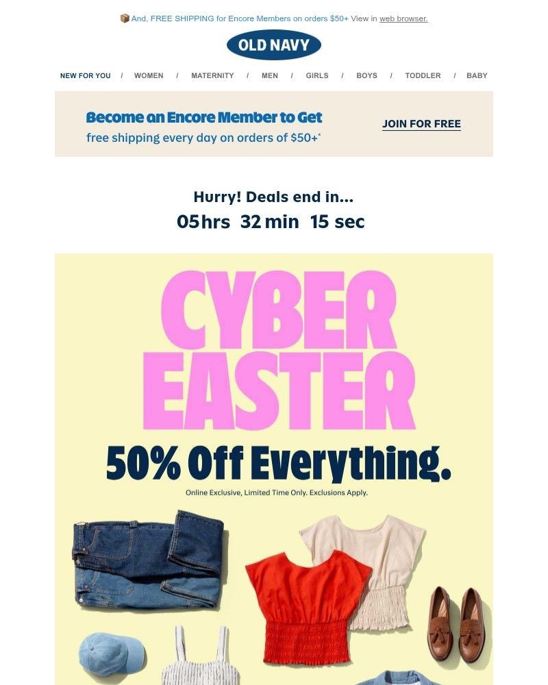 Screenshot of email with subject /media/emails/stop-everything-50-off-everything-ends-in-hours-22dfa6-cropped-a8472d62.jpg