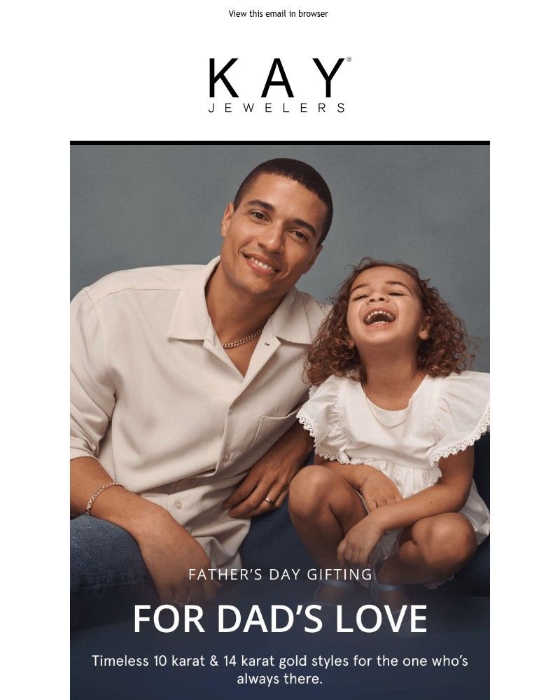 Screenshot of email sent to a Kay Newsletter subscriber