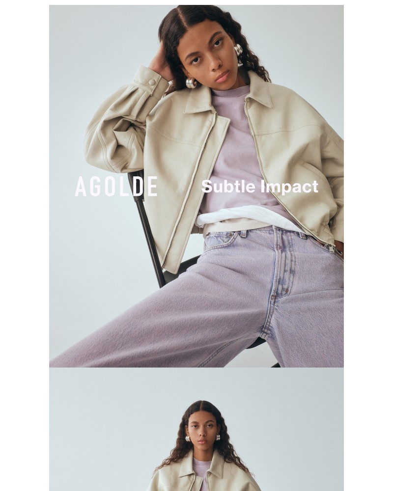 Screenshot of email sent to a Agolde Newsletter subscriber