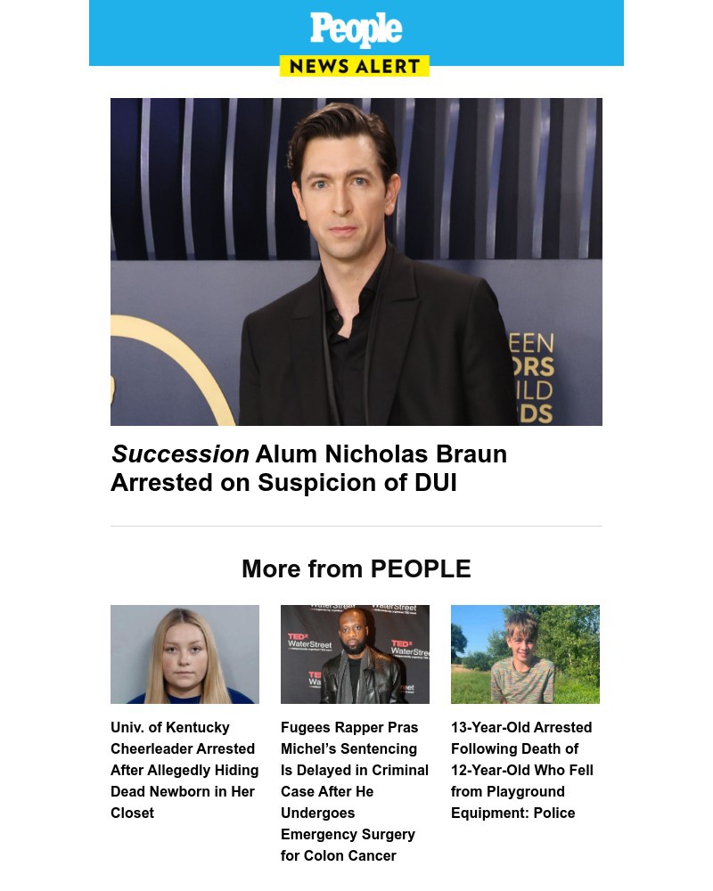 Screenshot of email with subject /media/emails/succession-star-nicholas-braun-arrested-on-suspicion-of-dui-e068ad-cropped-221fc87c.jpg