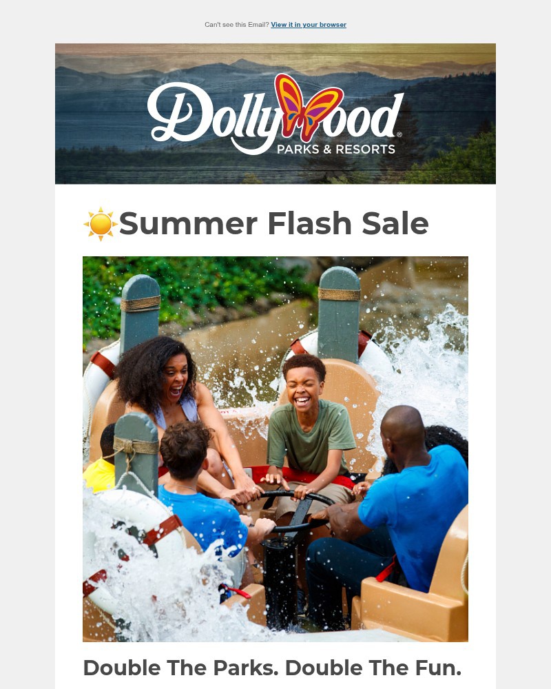 Screenshot of email with subject /media/emails/summer-flash-sale-2-parks-for-9999-031a4f-cropped-c9575d99.jpg