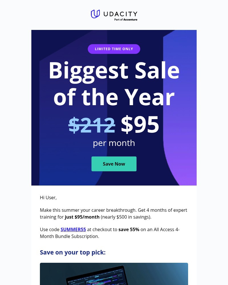 Screenshot of email with subject /media/emails/summer-sale-95mo-4-month-bundle-64d1e7-cropped-7ad0cc32.jpg