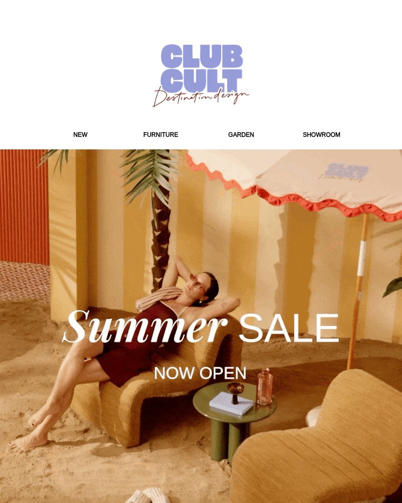 Screenshot of email sent to a Cult Furniture Cart abandoner