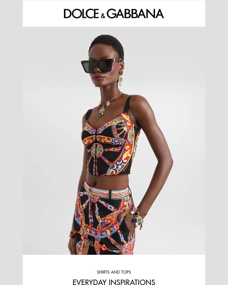 Screenshot of email sent to a Dolce & Gabbana Newsletter subscriber