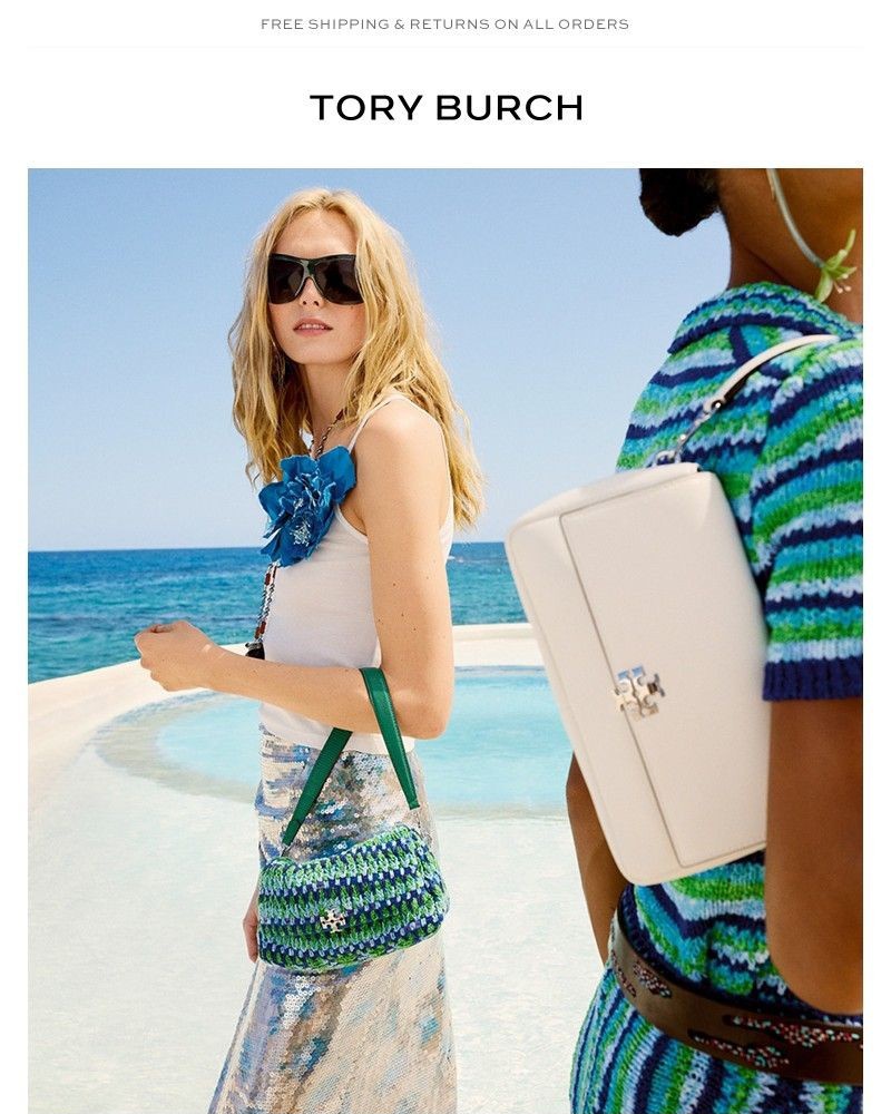 Screenshot of email sent to a Tory Burch Newsletter subscriber