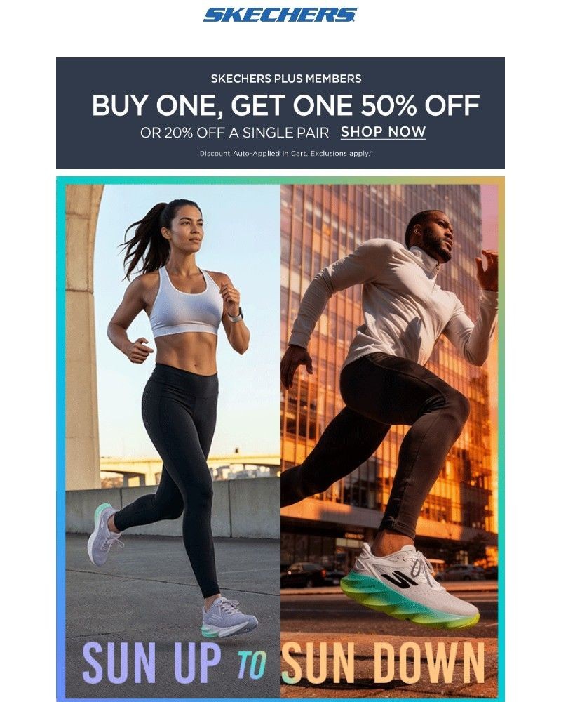 Screenshot of email sent to a Skechers Newsletter subscriber