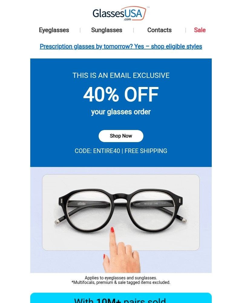 Screenshot of email with subject /media/emails/summertime-comes-with-big-savings-on-glasses-1c9dc5-cropped-8ef83288.jpg
