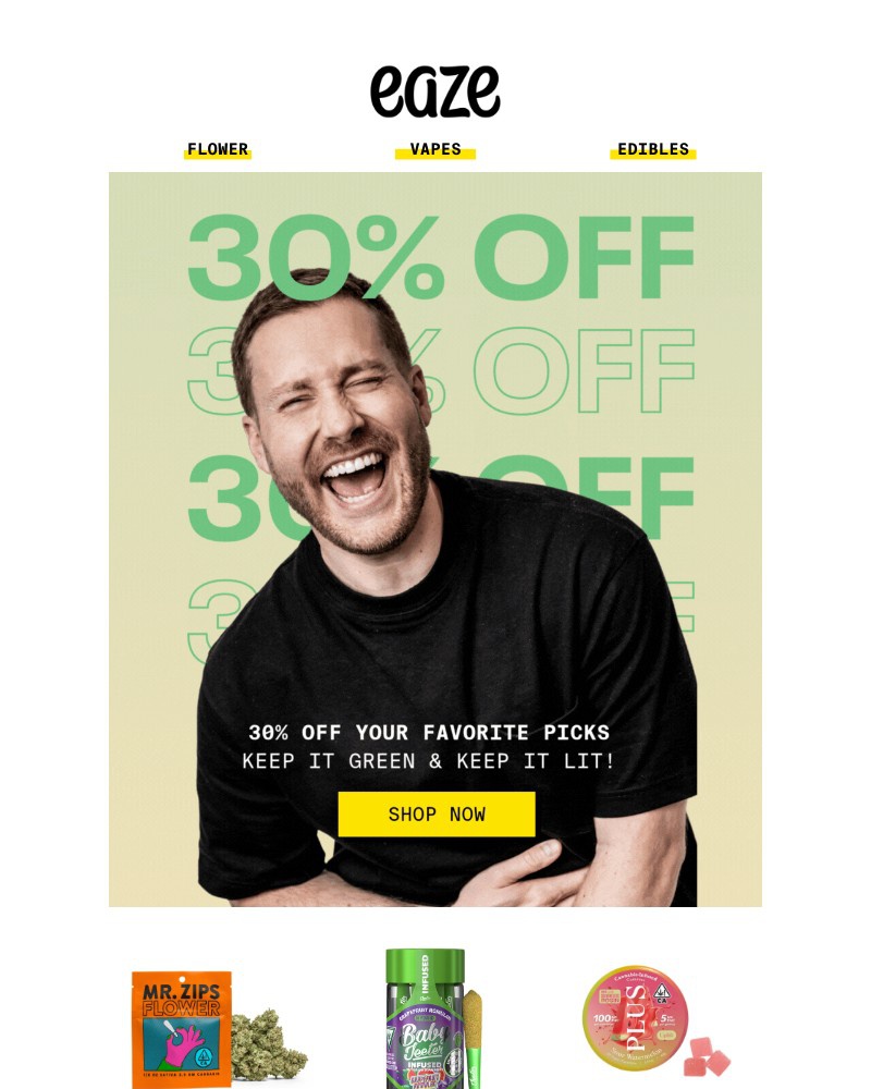 Screenshot of email with subject /media/emails/sunday-vibes-blazed-unbothered-6e087f-cropped-faea2c82.jpg