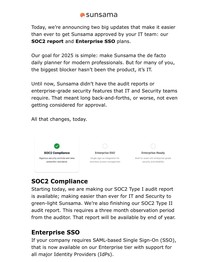 Screenshot of email with subject /media/emails/sunsama-is-enterprise-ready-soc2-sso-e3252d-cropped-ed010a4a.jpg