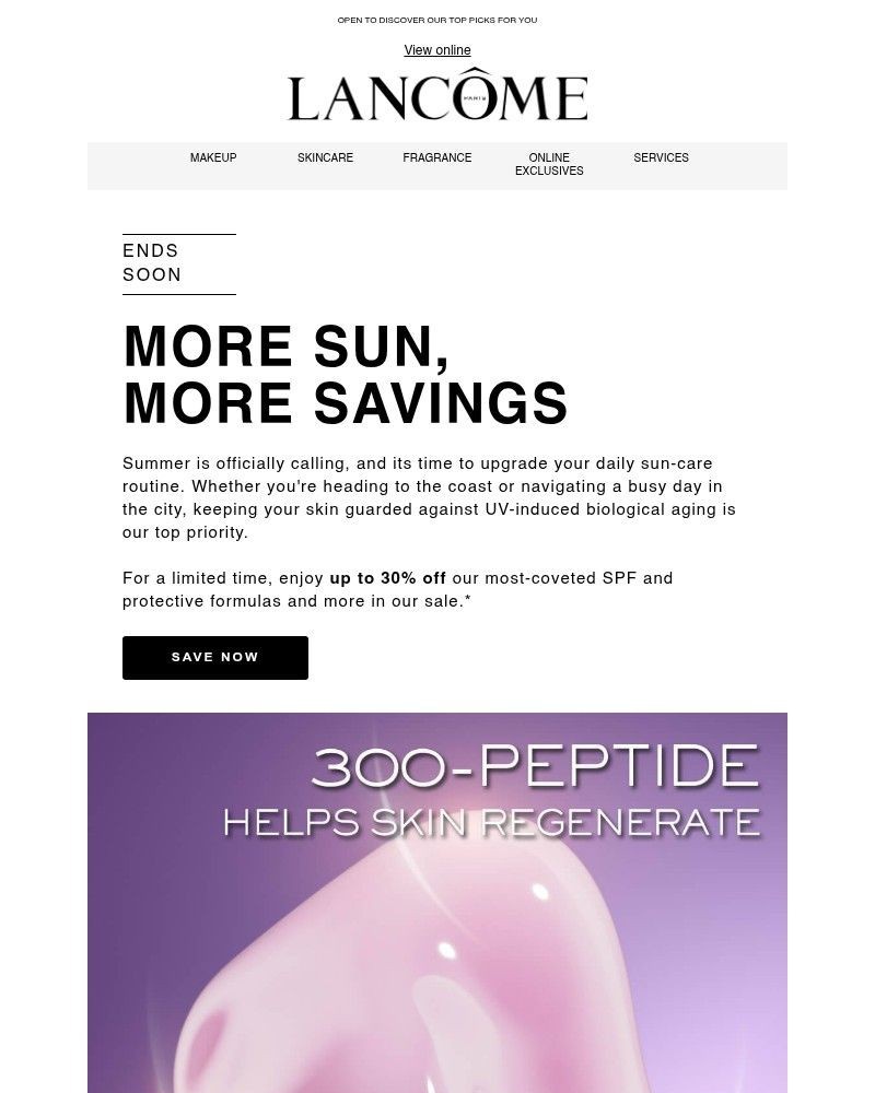 Screenshot of email with subject /media/emails/sunshine-savings-up-to-30-off-continues-1d8870-cropped-6ac94757.jpg