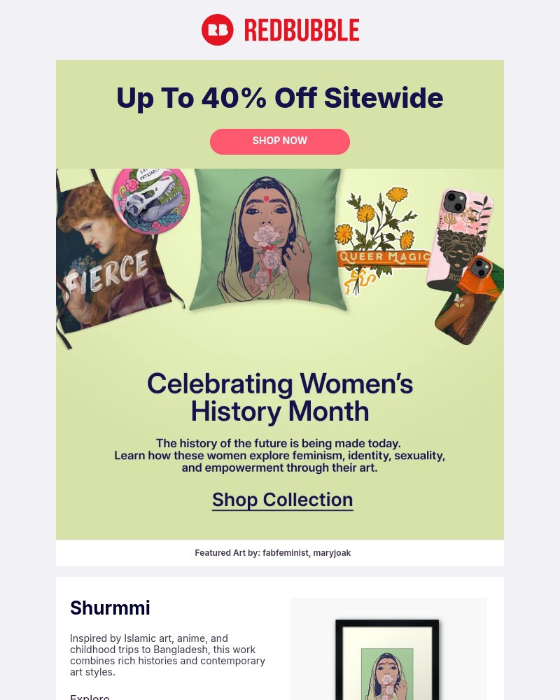 Screenshot of email with subject /media/emails/support-women-artists-up-to-40-off-sitewide-d9e21d-cropped-1c189b21.jpg