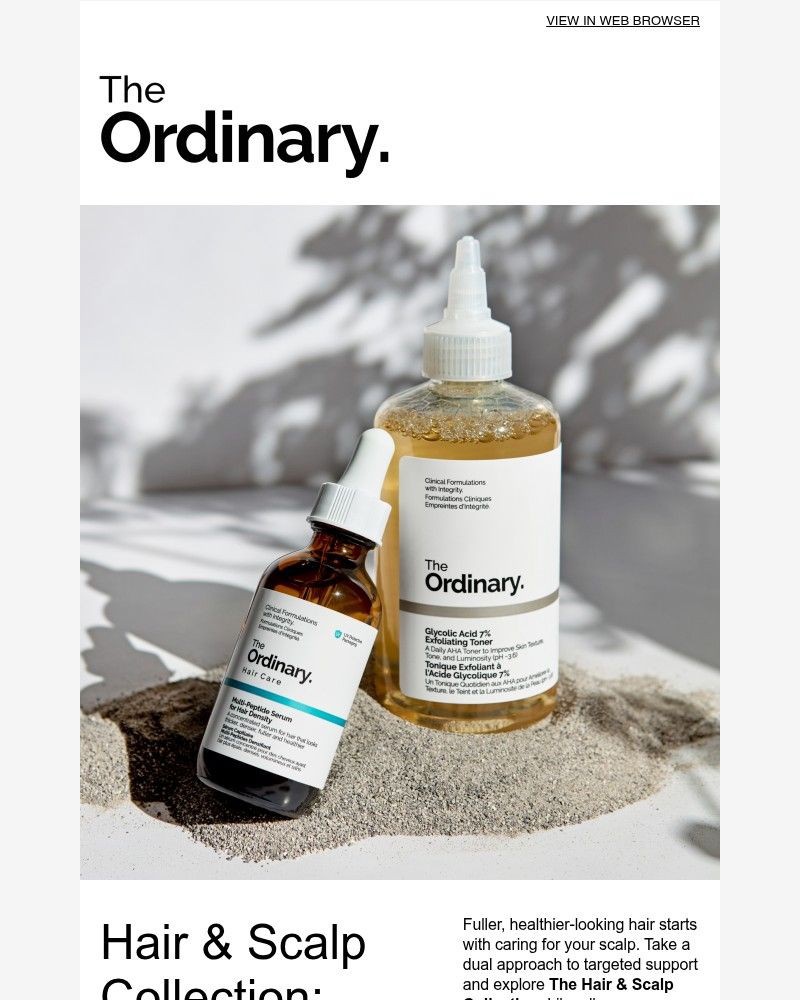 Screenshot of email sent to a The Ordinary Seller