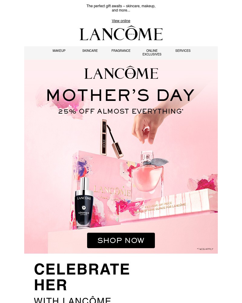 Screenshot of email with subject /media/emails/surprise-her-with-lancome-and-25-off-f51882-cropped-b0243d04.jpg