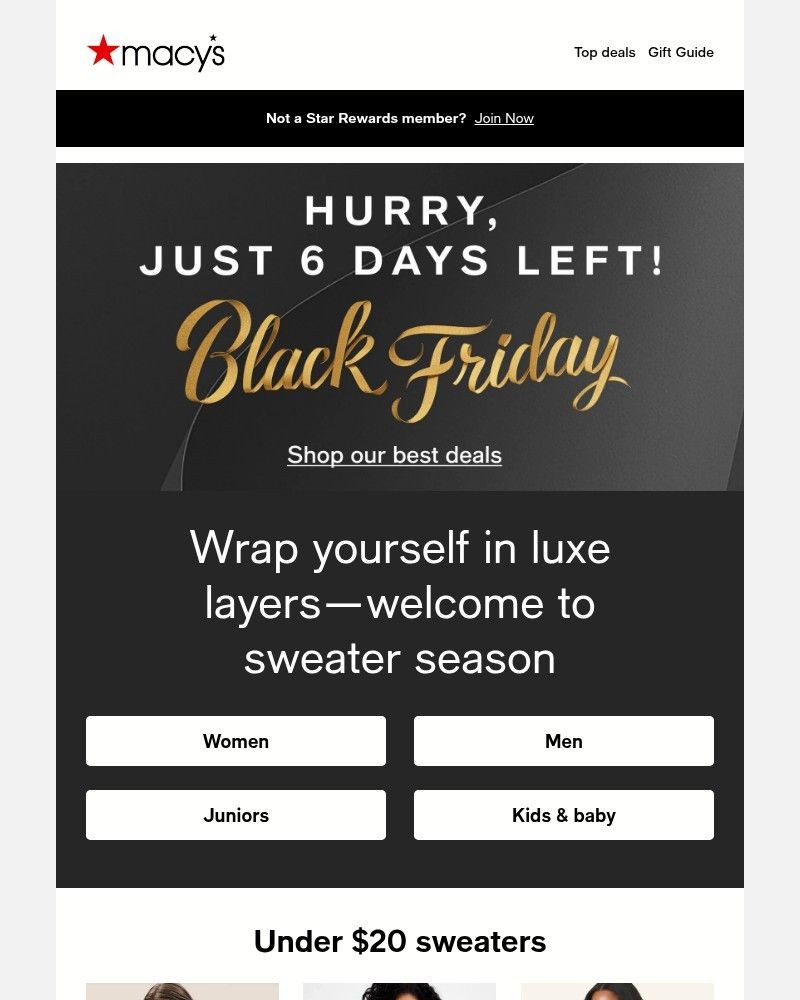 Screenshot of email with subject /media/emails/sweaters-under-20-styles-at-every-price-are-inside-a0a1e0-cropped-70c54a26.jpg