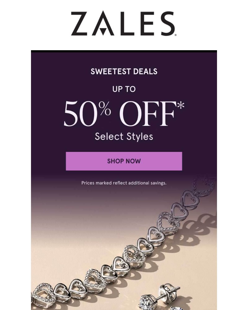 Screenshot of email with subject /media/emails/sweetest-deals-up-to-50-off-select-styles-8aecf3-cropped-5b1530c6.jpg