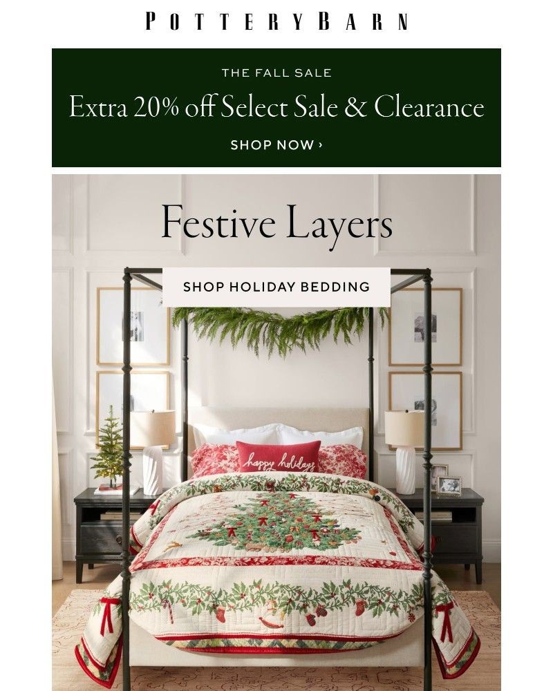 Screenshot of email sent to a Pottery Barn Cart abandoner
