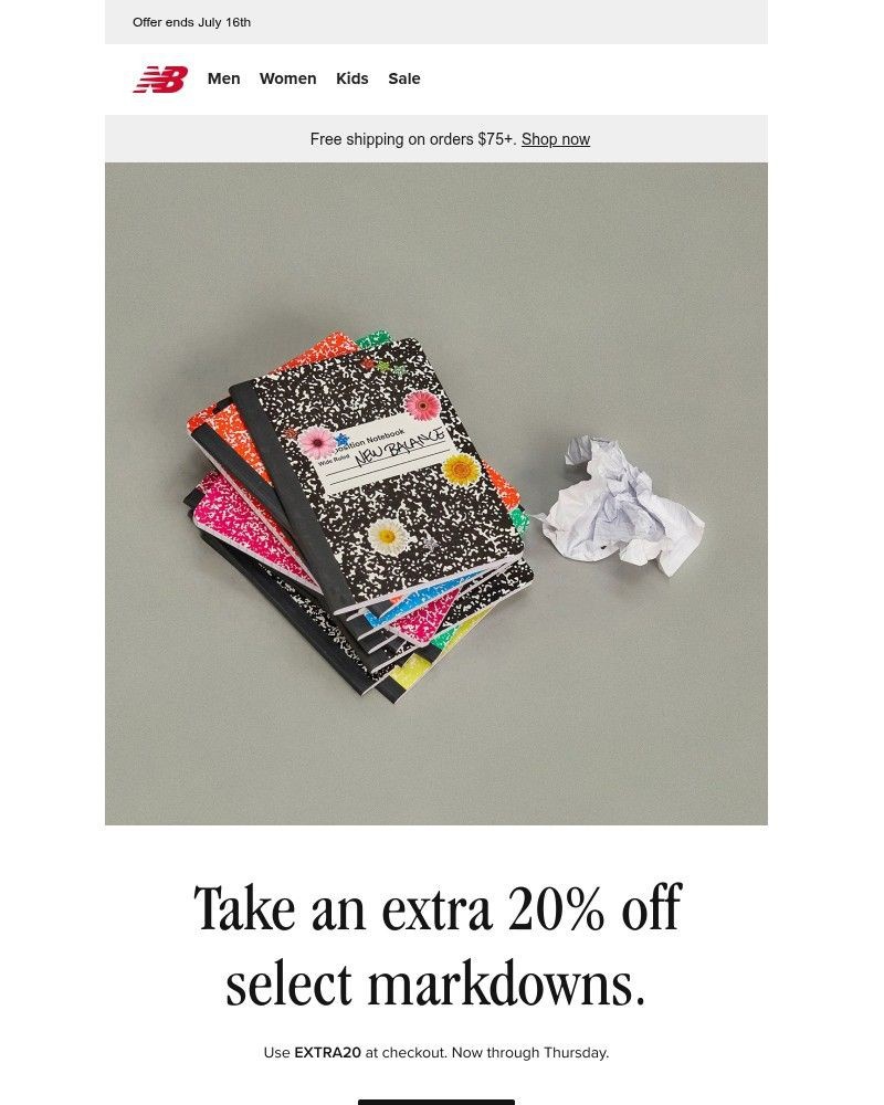 Screenshot of email with subject /media/emails/take-an-extra-20-off-select-markdowns-445d46-cropped-570f177b.jpg