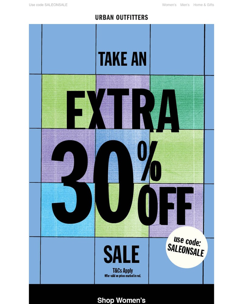 Screenshot of email with subject /media/emails/take-an-extra-30-off-sale-cropped-66d9c7f6.jpg