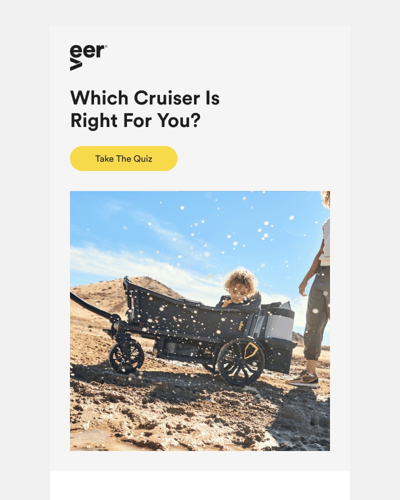 Screenshot of email sent to a Veer Newsletter subscriber