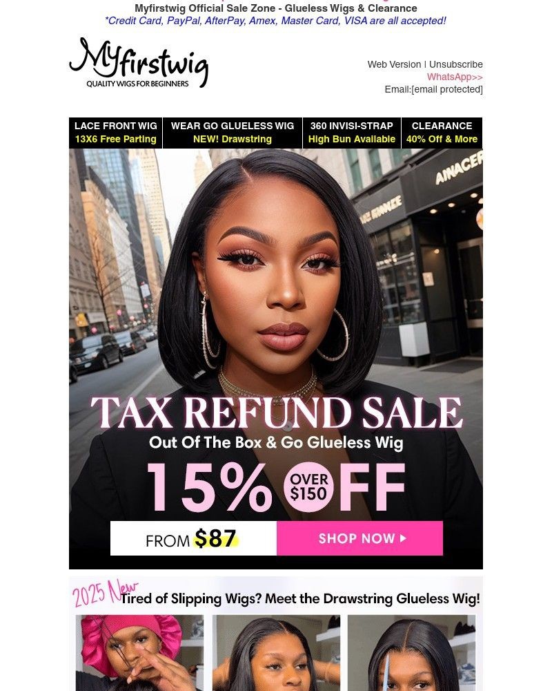Screenshot of email with subject /media/emails/tax-refund-saleout-of-the-box-go-glueless-wig-from-87-only-9f052a-cropped-85ad9c0e.jpg