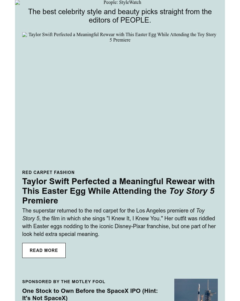 Screenshot of email with subject /media/emails/taylor-swift-perfected-a-meaningful-rewear-with-this-easter-egg-while-attending-t_qrrlyWI.jpg