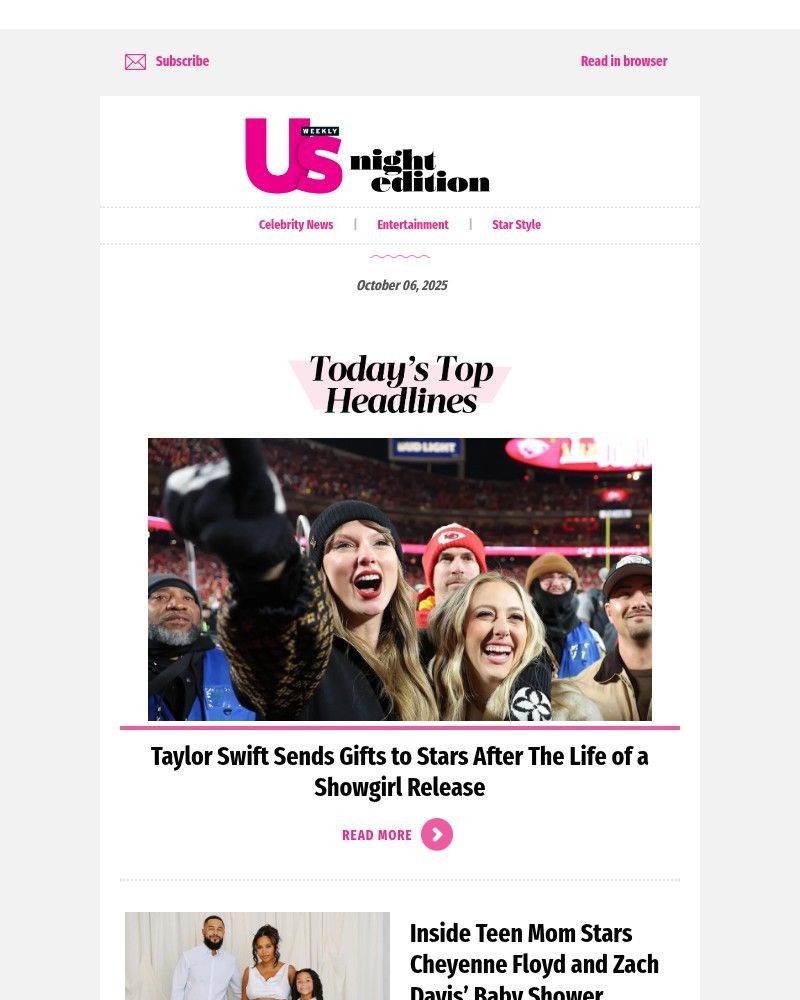 Screenshot of email with subject /media/emails/taylor-swift-sends-gifts-to-stars-after-the-life-of-a-showgirl-release-8e0604-cro_Xx3weGD.jpg