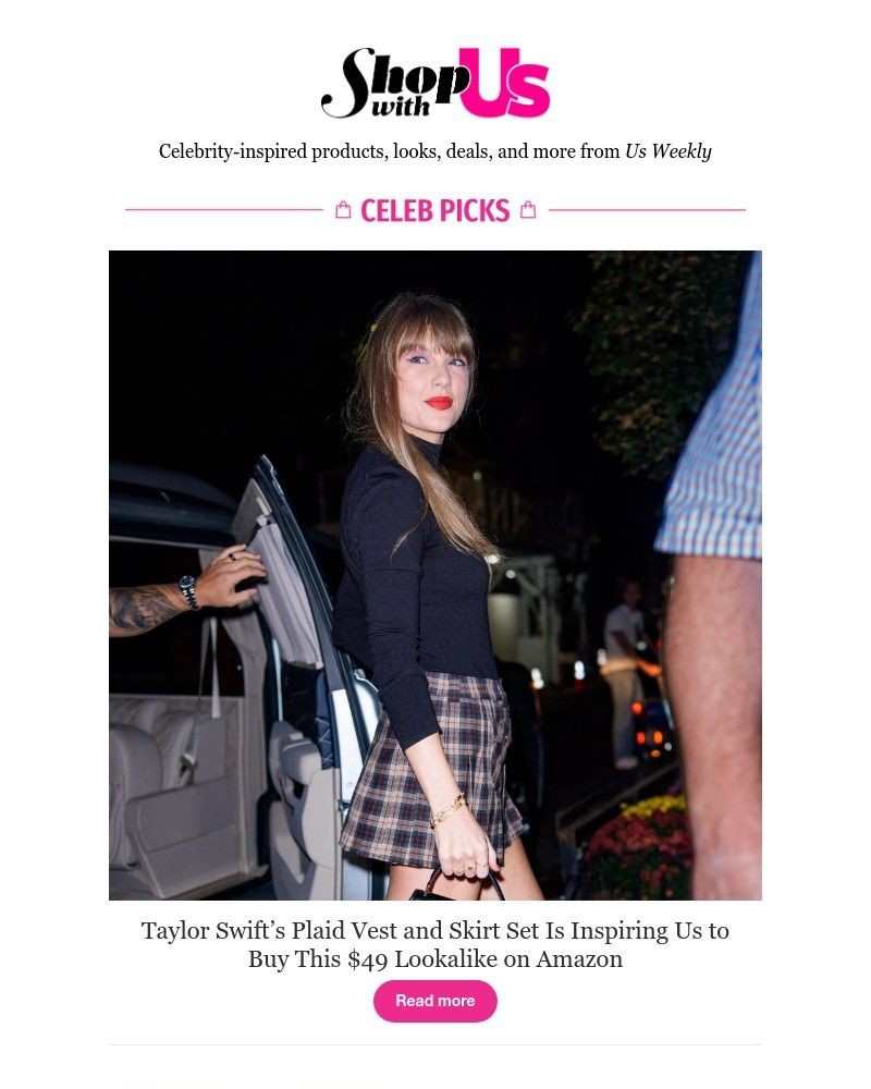 Screenshot of email with subject /media/emails/taylor-swifts-plaid-vest-and-skirt-set-is-inspiring-us-to-buy-this-49-lookalike-o_fZ1jYvW.jpg