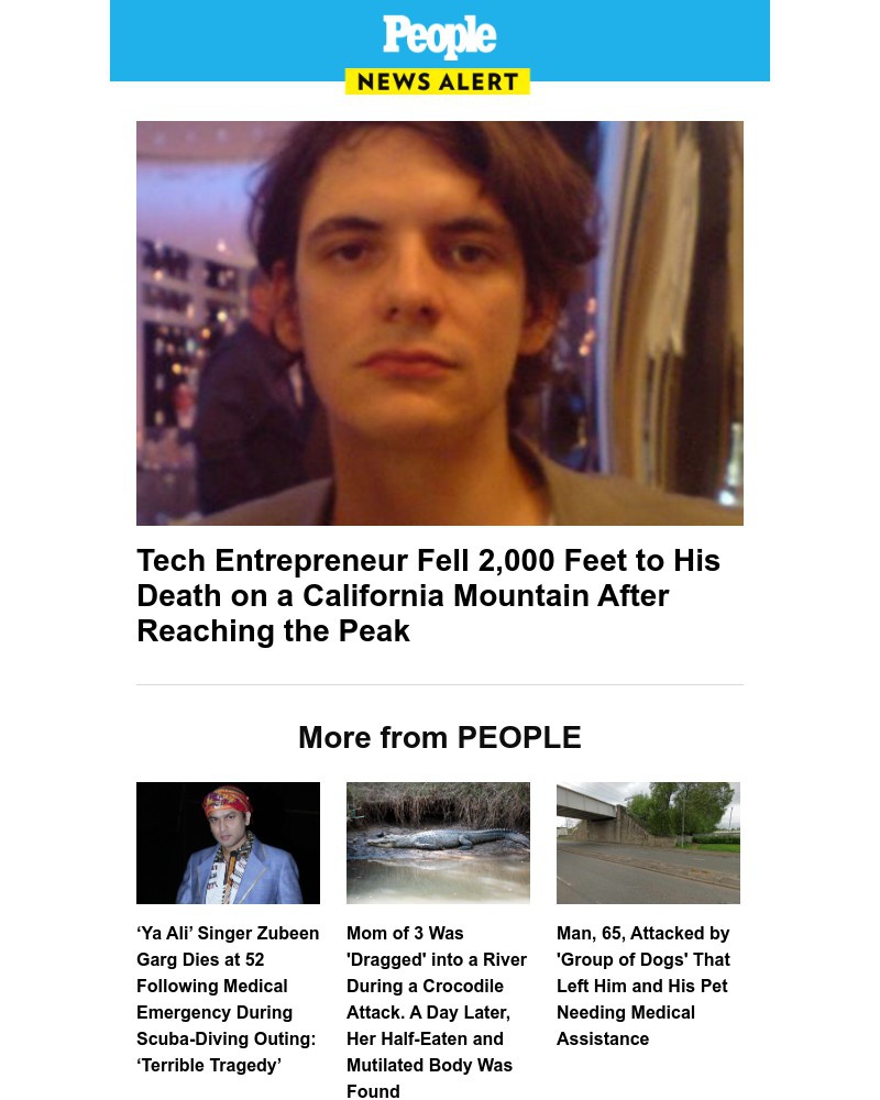 Screenshot of email with subject /media/emails/tech-entrepreneur-falls-2000-feet-to-his-death-on-a-california-mountain-after-rea_F7aITfP.jpg