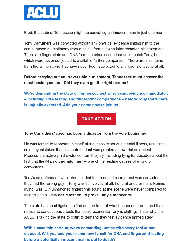 Screenshot of email with subject /media/emails/tennessee-could-execute-a-potentially-innocent-man-next-month-a24f9a-cropped-c2a67405.jpg