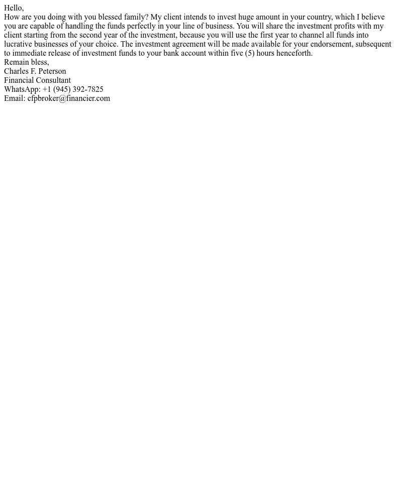 Screenshot of email sent to a Help for Heroes Newsletter subscriber