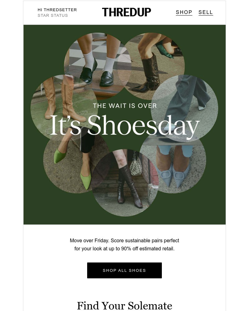 Screenshot of email sent to a Mercari Registered user