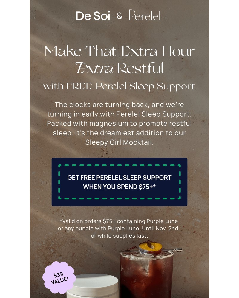 Screenshot of email sent to a De Soi Newsletter subscriber