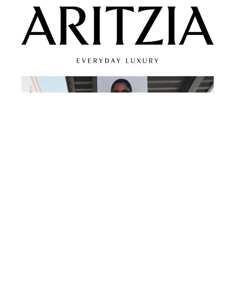 Screenshot of email sent to a Aritzia Newsletter subscriber