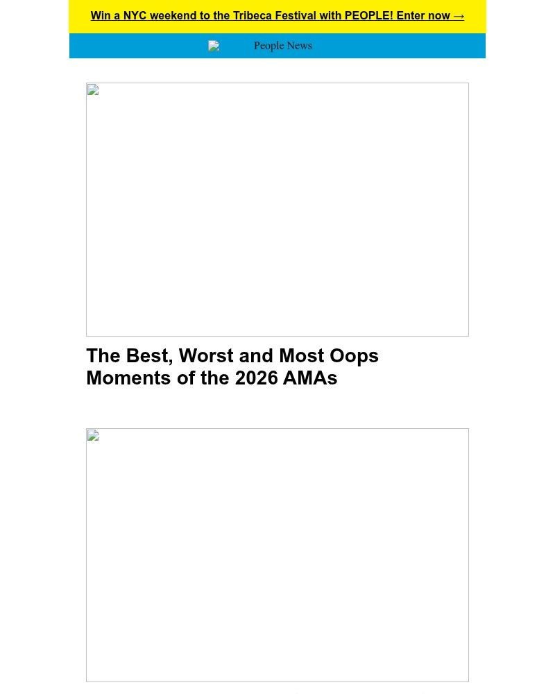 Screenshot of email with subject /media/emails/the-best-worst-and-most-oops-moments-of-the-2026-amas-a8375b-cropped-50eea5f6.jpg