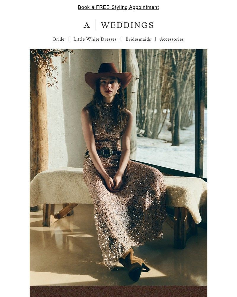 Screenshot of email sent to a Anthropologie Newsletter subscriber