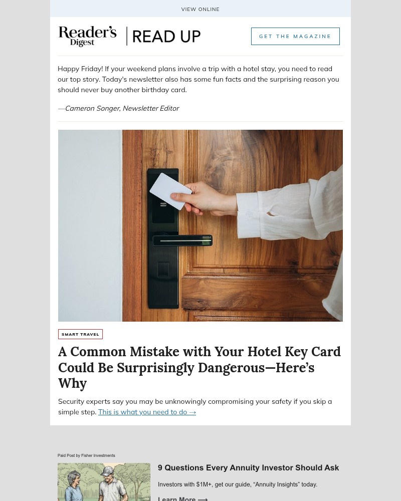 Screenshot of email with subject /media/emails/the-dangerous-hotel-key-card-mistake-youre-probably-making-3f7942-cropped-a02502e5.jpg