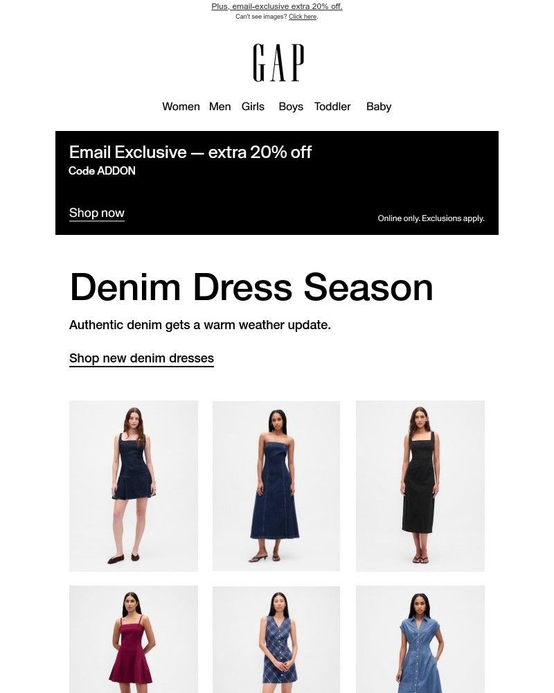Screenshot of email with subject /media/emails/the-denim-dress-drop-1b27f8-cropped-cde9c8c7.jpg