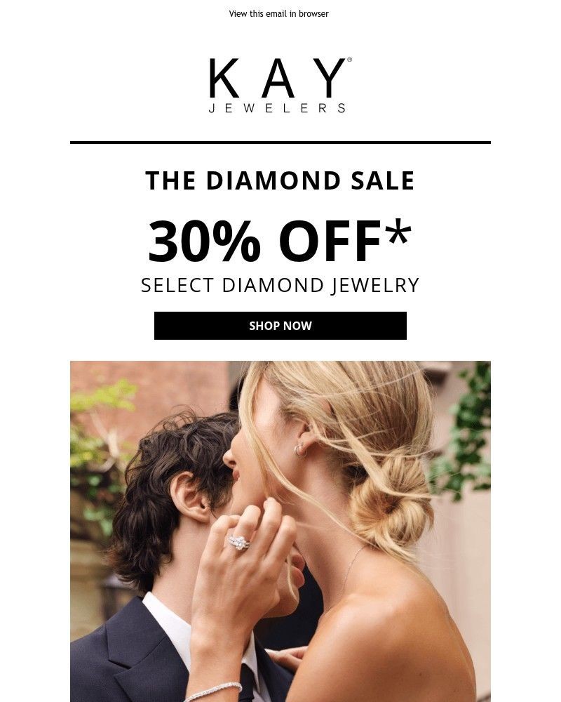 Screenshot of email sent to a Kay Newsletter subscriber