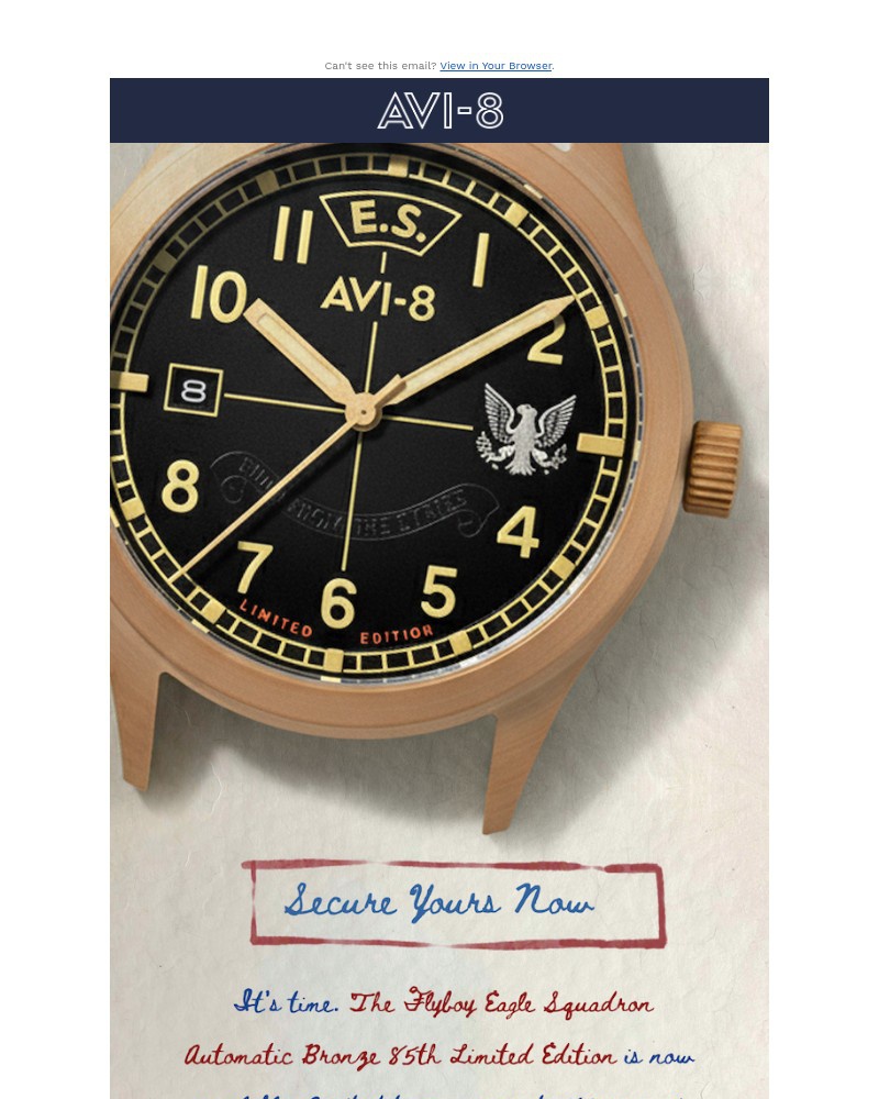 Screenshot of email with subject /media/emails/the-eagle-squadron-bronze-85th-edition-has-landed-602d85-cropped-46706d8c.jpg