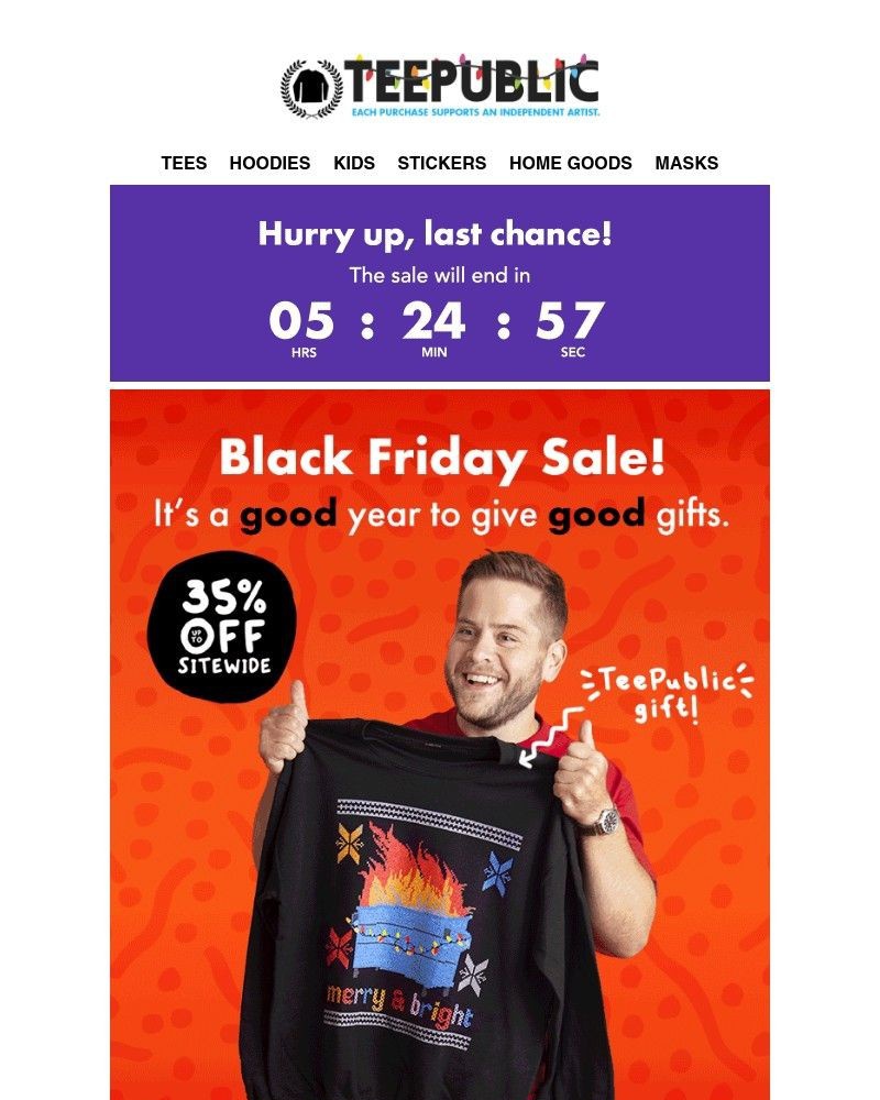 Screenshot of email with subject /media/emails/the-end-is-near-black-friday-sale-done-midnight-1e9f51-cropped-8494927b.jpg