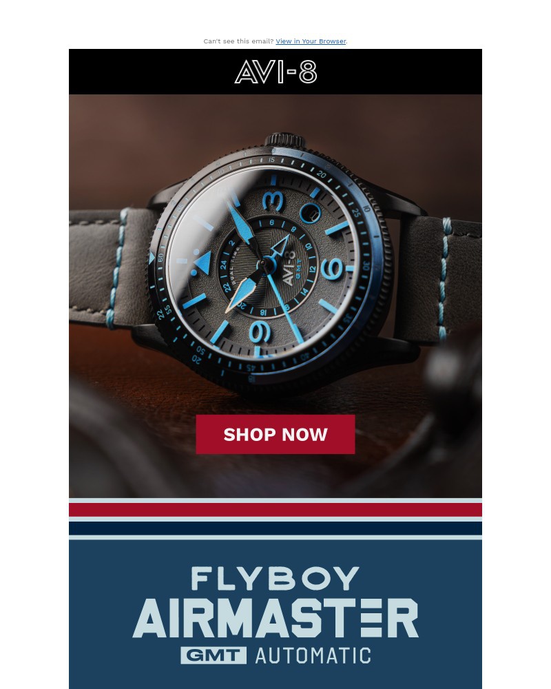 Screenshot of email with subject /media/emails/the-flyboy-airmaster-gmt-has-landed-1e1070-cropped-7bd3588e.jpg