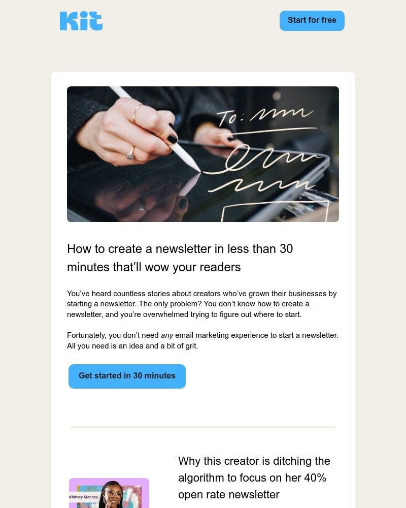 Screenshot of email with subject /media/emails/the-hidden-cost-of-not-having-a-newsletter-in-2025-655cbc-cropped-e7dd6bb6.jpg