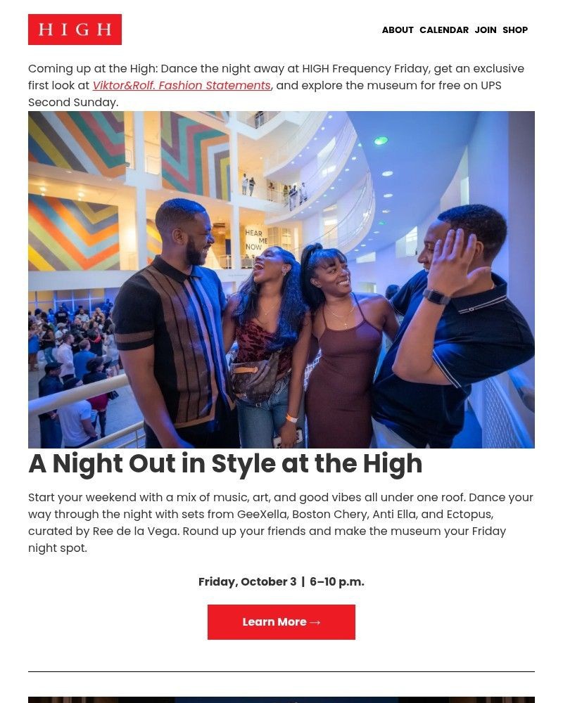 Screenshot of email with subject /media/emails/the-high-goes-high-fashion-next-week-16df78-cropped-e7c3fb84.jpg