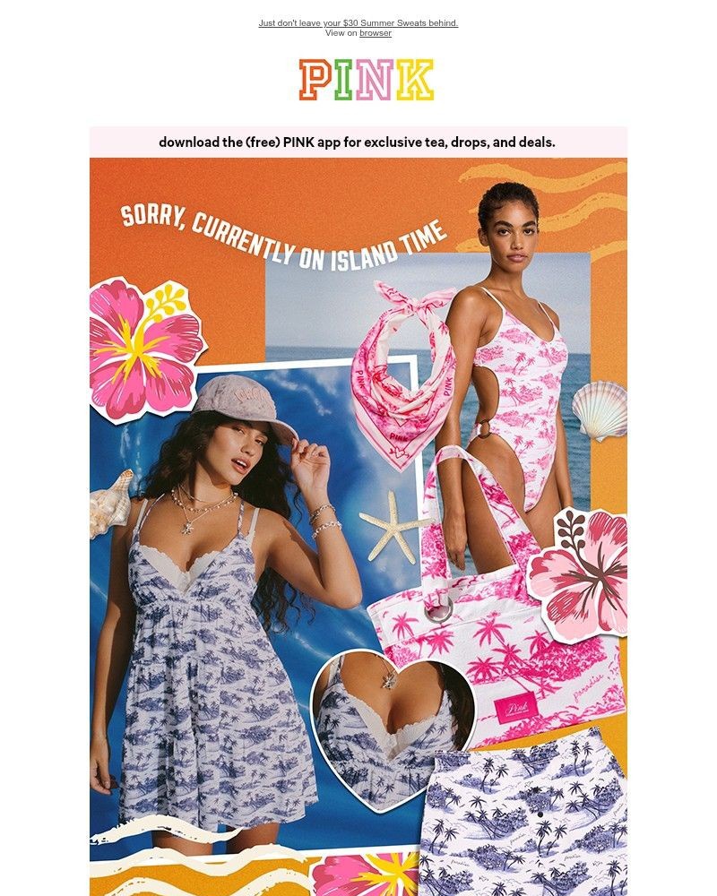 Screenshot of email sent to a Victoria's Secret Newsletter subscriber