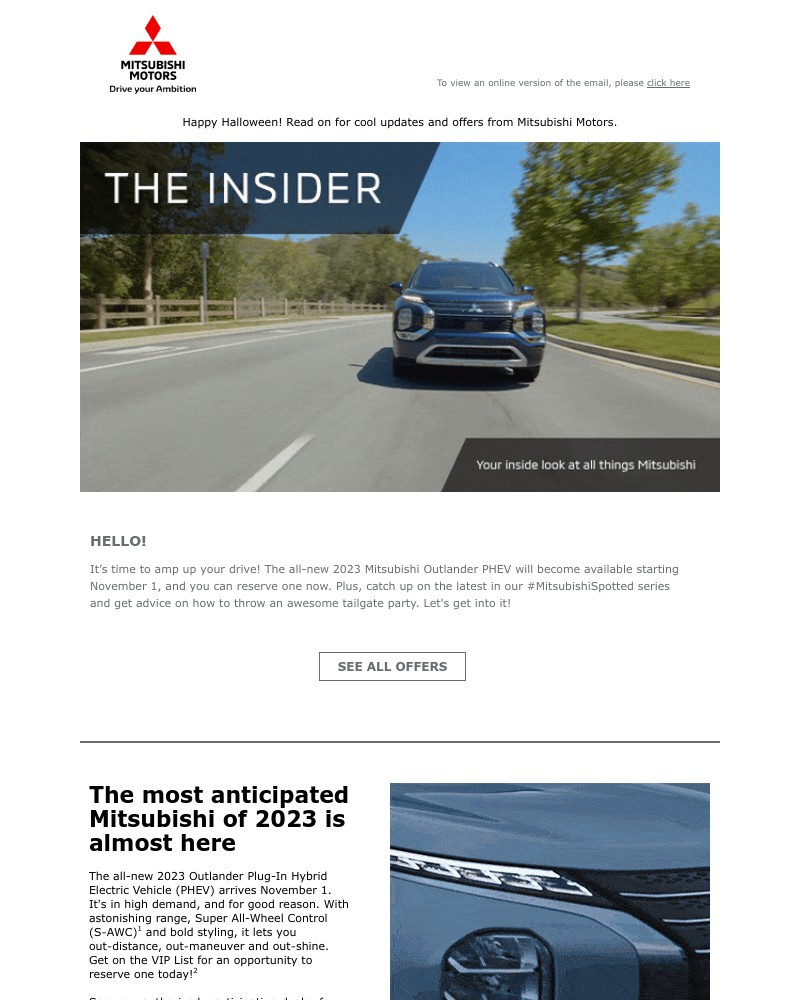 Screenshot of email with subject /media/emails/the-joys-of-fall-the-2023-outlander-phev-arrives-soon-and-more-mitsubishi-news-88_kNACMU2.jpg