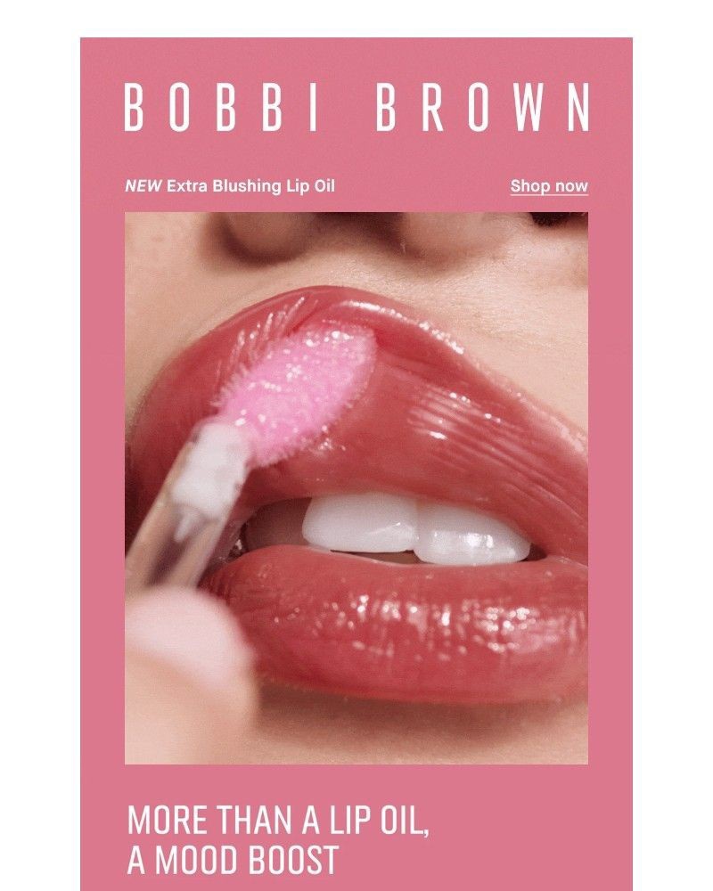 Screenshot of email sent to a Bobbi Brown Newsletter subscriber
