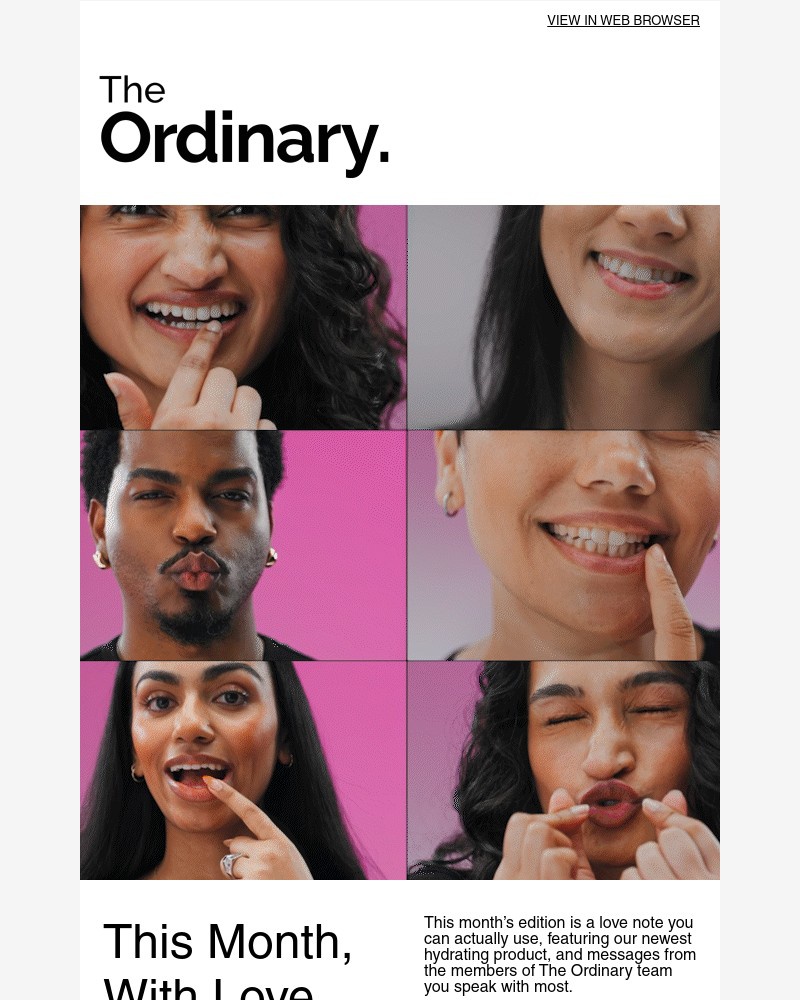 Screenshot of email sent to a The Ordinary Seller