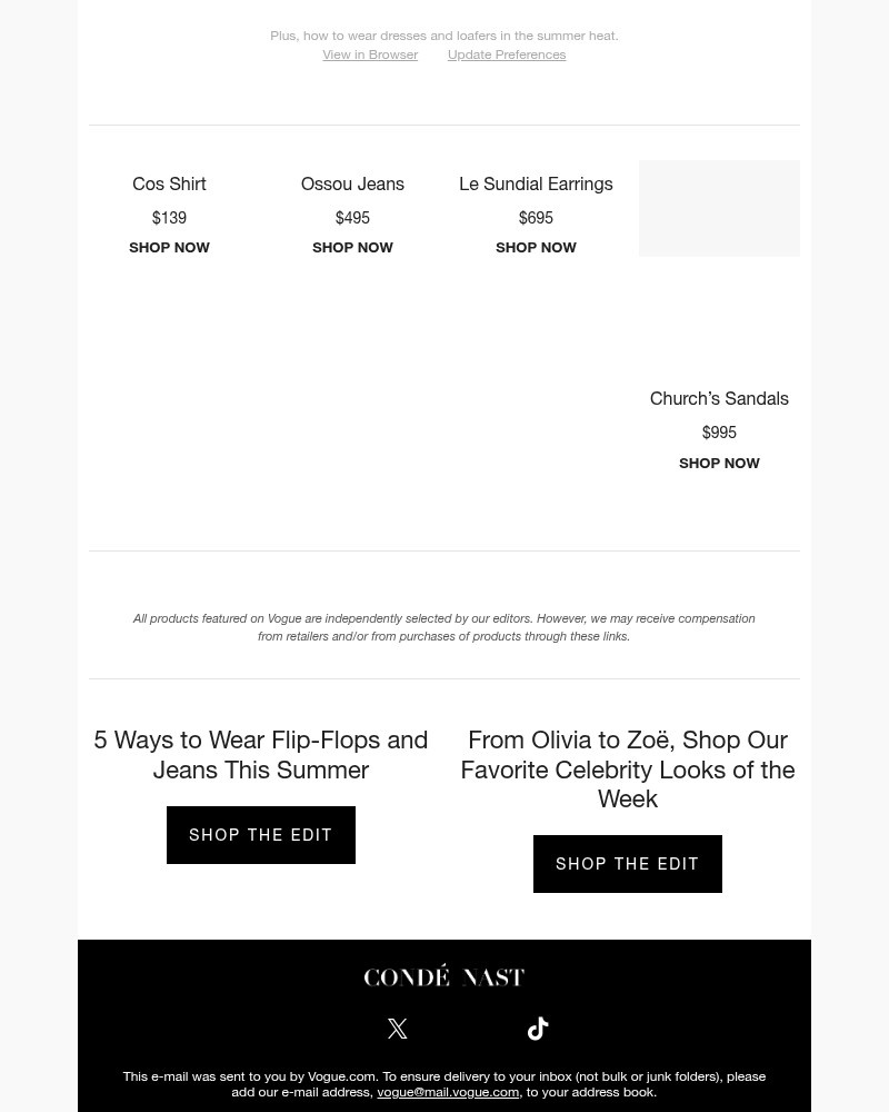 Screenshot of email with subject /media/emails/the-monday-style-memo-summer-in-the-city-outfits-and-how-to-style-flip-flops-with_GBtX2bs.jpg